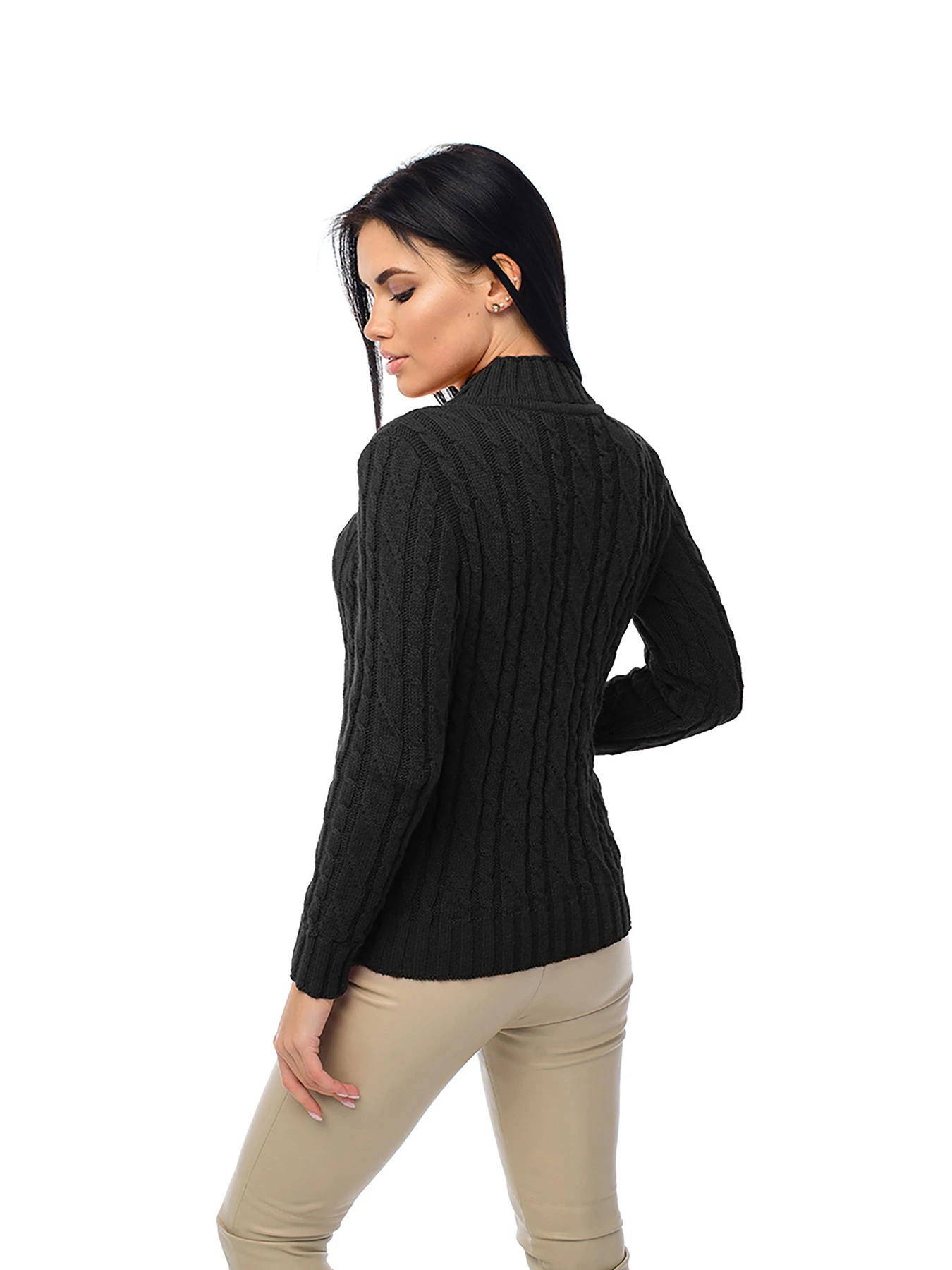 Свитры и кардиганы SVTR модель 414blackWSWTSVTR Свитры и кардиганы SVTR модель 414blackWSWTSVTR Фото