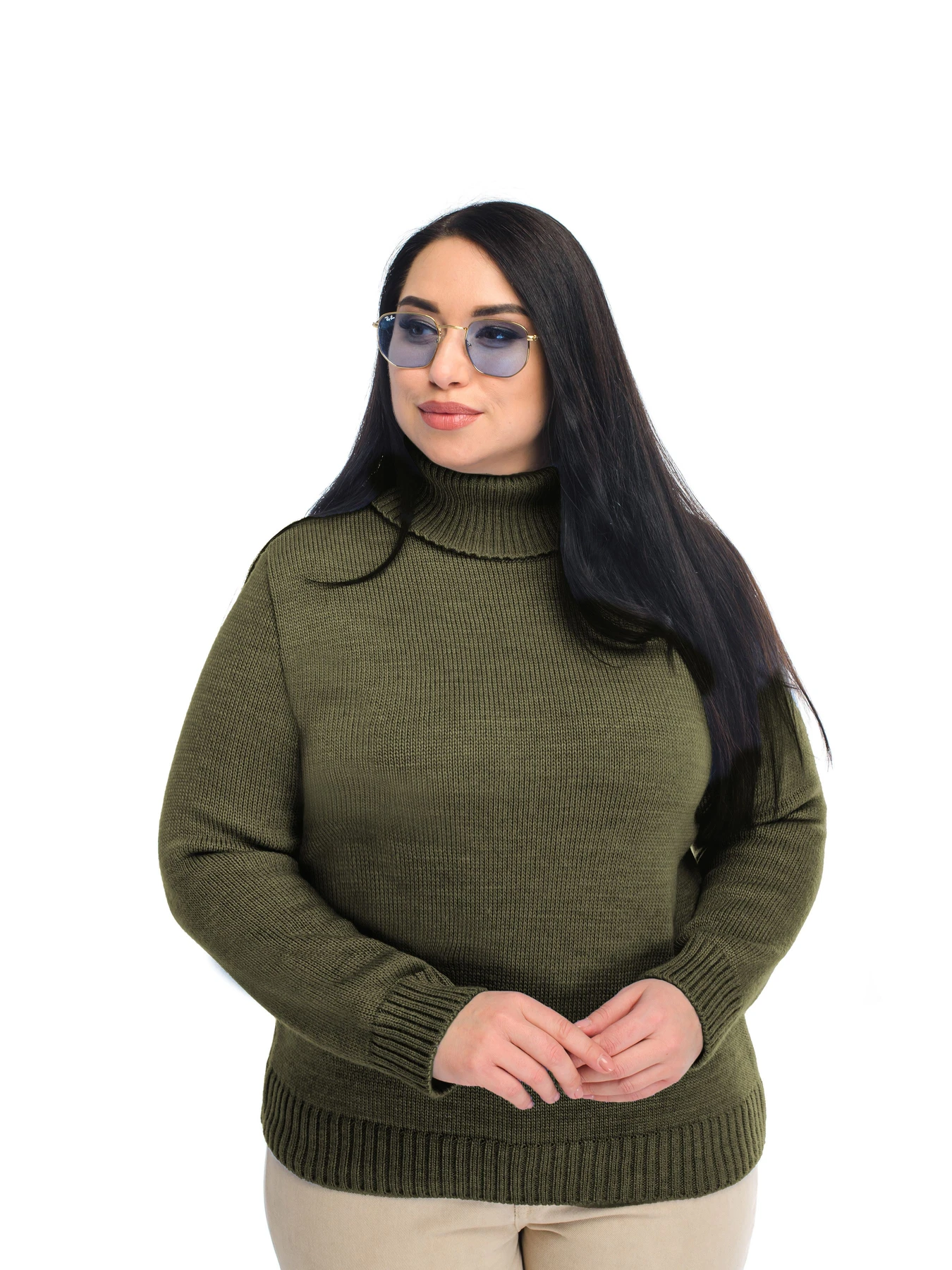 Свитры и кардиганы SVTR модель 4440khakiWSWTSVTR Свитры и кардиганы SVTR модель 4440khakiWSWTSVTR Фото