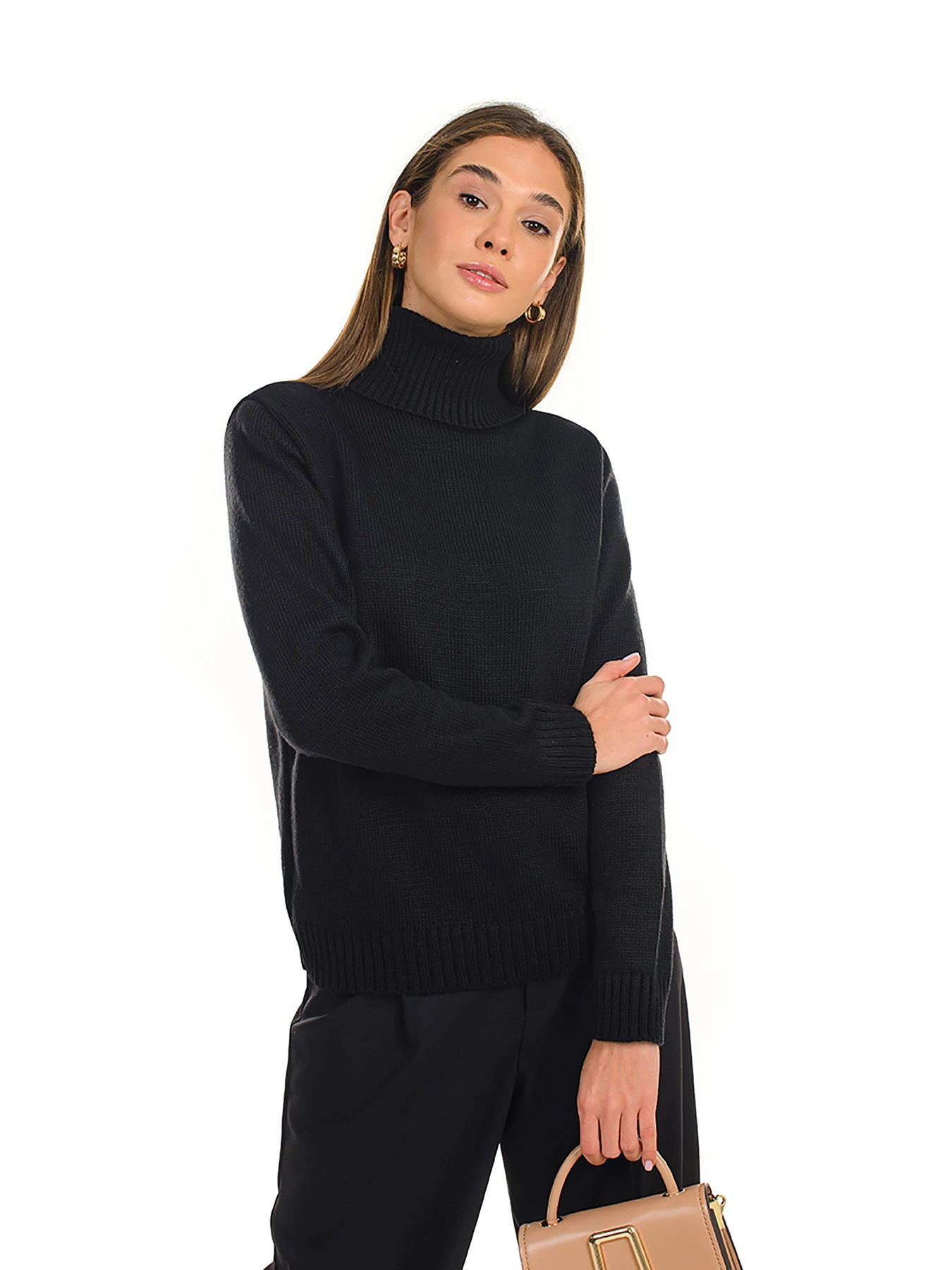 Свитры и кардиганы SVTR модель 440blackWSWTSVTR Свитры и кардиганы SVTR модель 440blackWSWTSVTR Фото