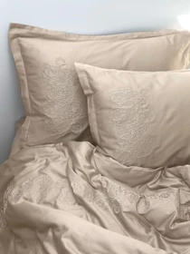 Підковдра лате з вишитими півоніями Cozy модель 8009444 Фото
