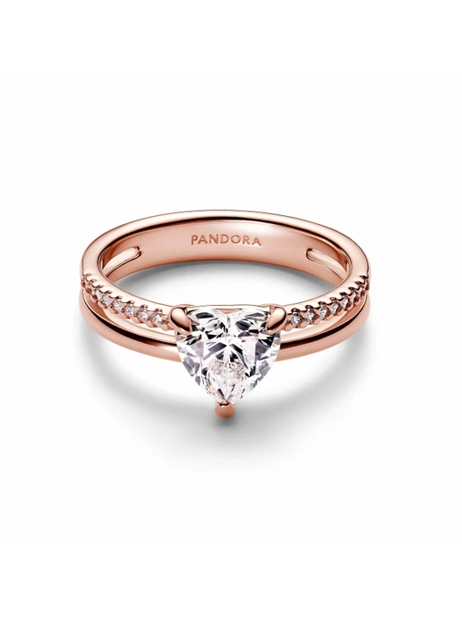 PANDORA Каблучки колір рожевий фото 2