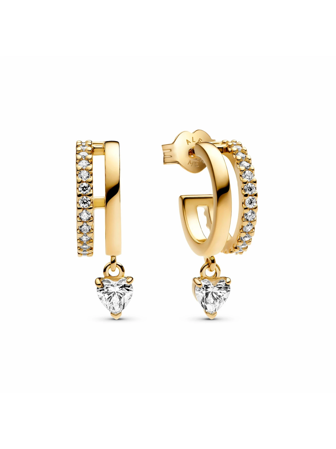 Серьги-кольца PANDORA модель 263685C01 Серьги-кольца PANDORA модель 263685C01 Фото