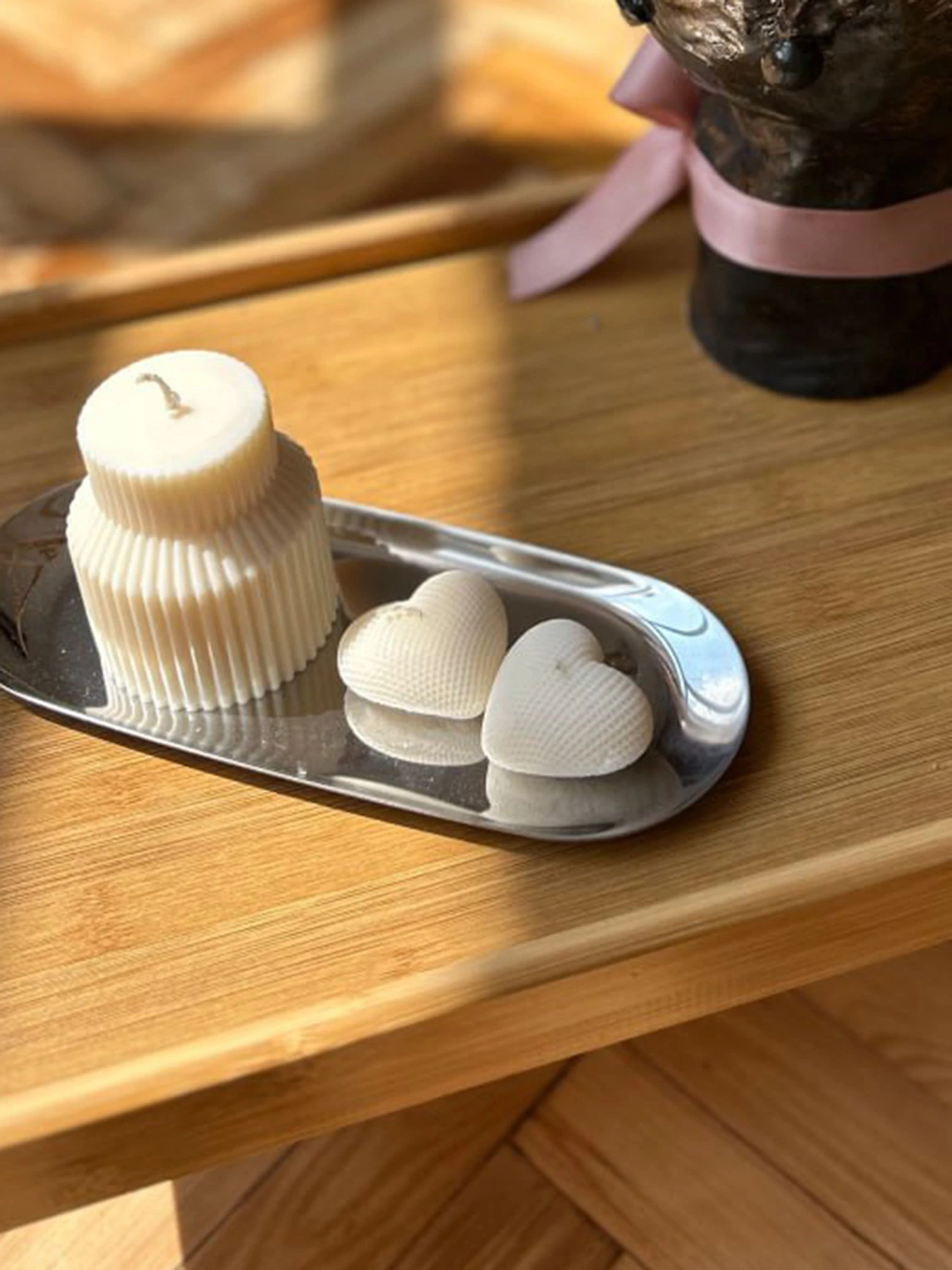 Свічка "Серце S" ароматичне з натурального оливкового воску Candle Design модель 130.2005 Свічка "Серце S" ароматичне з натурального оливкового воску Candle Design модель 130.2005 Фото
