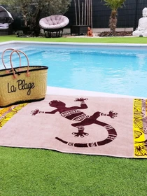 Туристическое полотенце Le Comptoir de la plage Пляжний Рушник модель Homok_Grey Фото