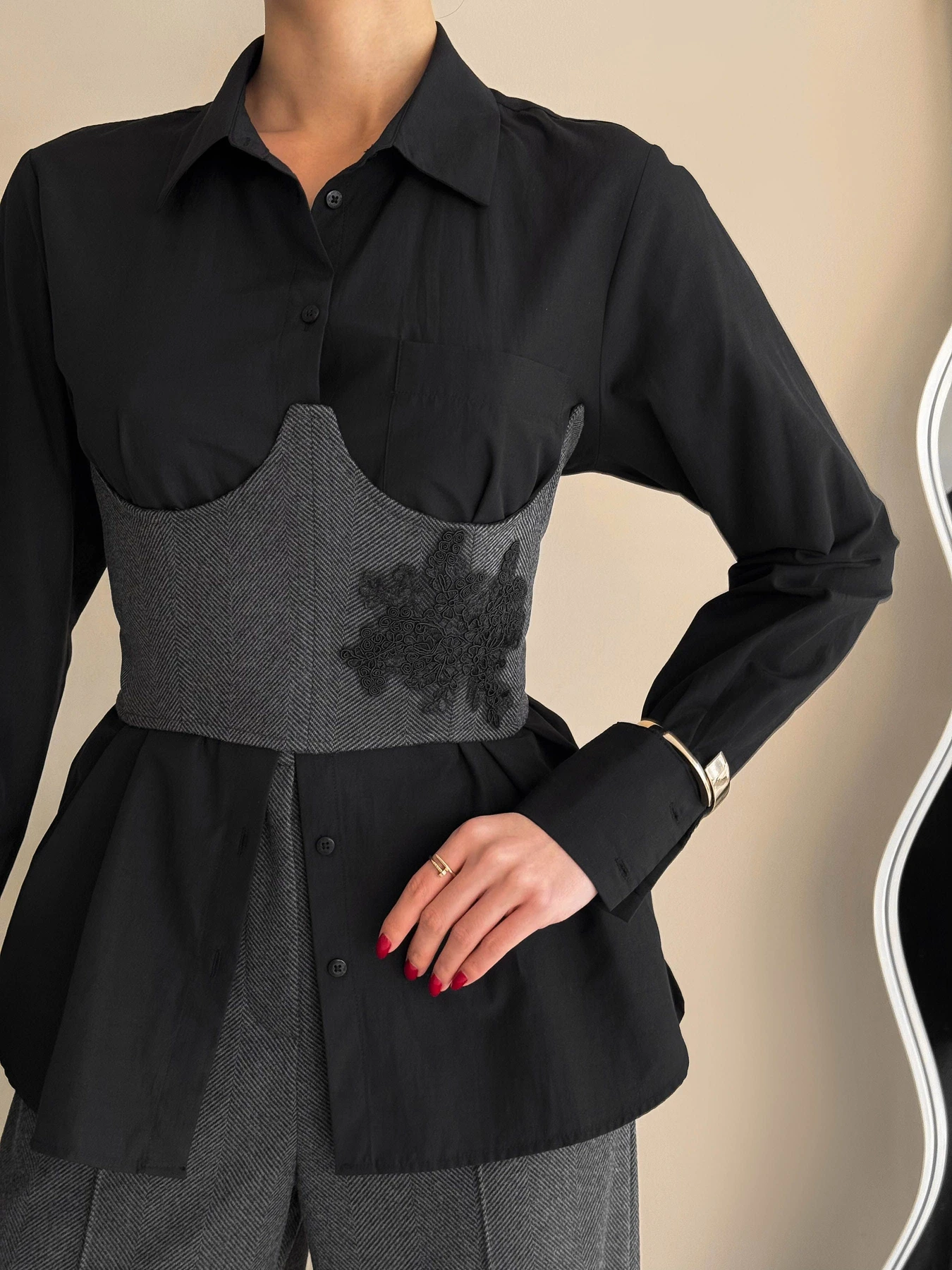 Боди и корсеты Jadone Fashion модель Korset_Tetra_graf Фото