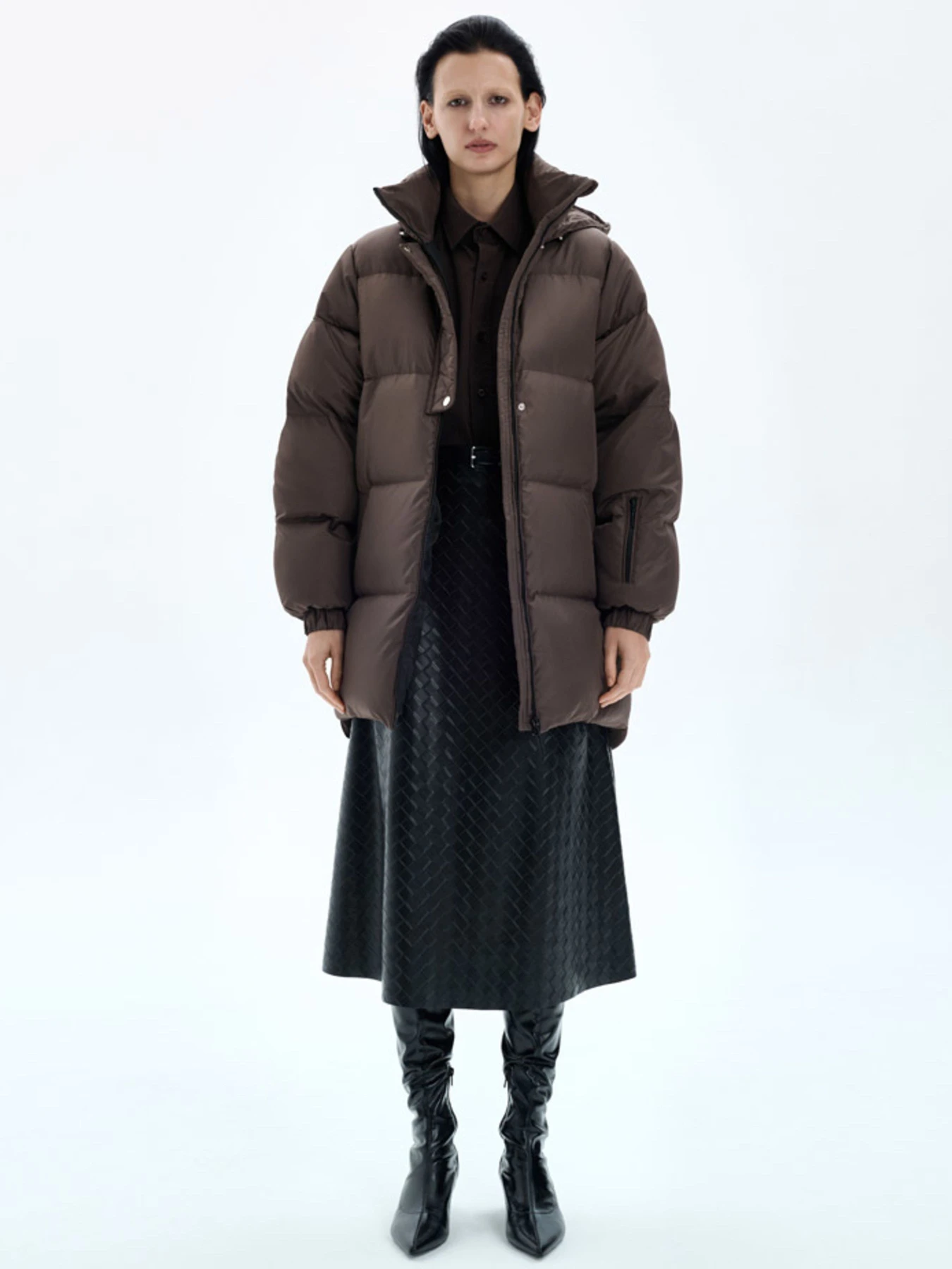 Куртки и дубленки MARCHI модель AW-21-18brown Фото