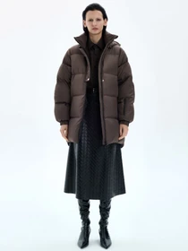 Куртки и дубленки MARCHI модель AW-21-18brown Фото