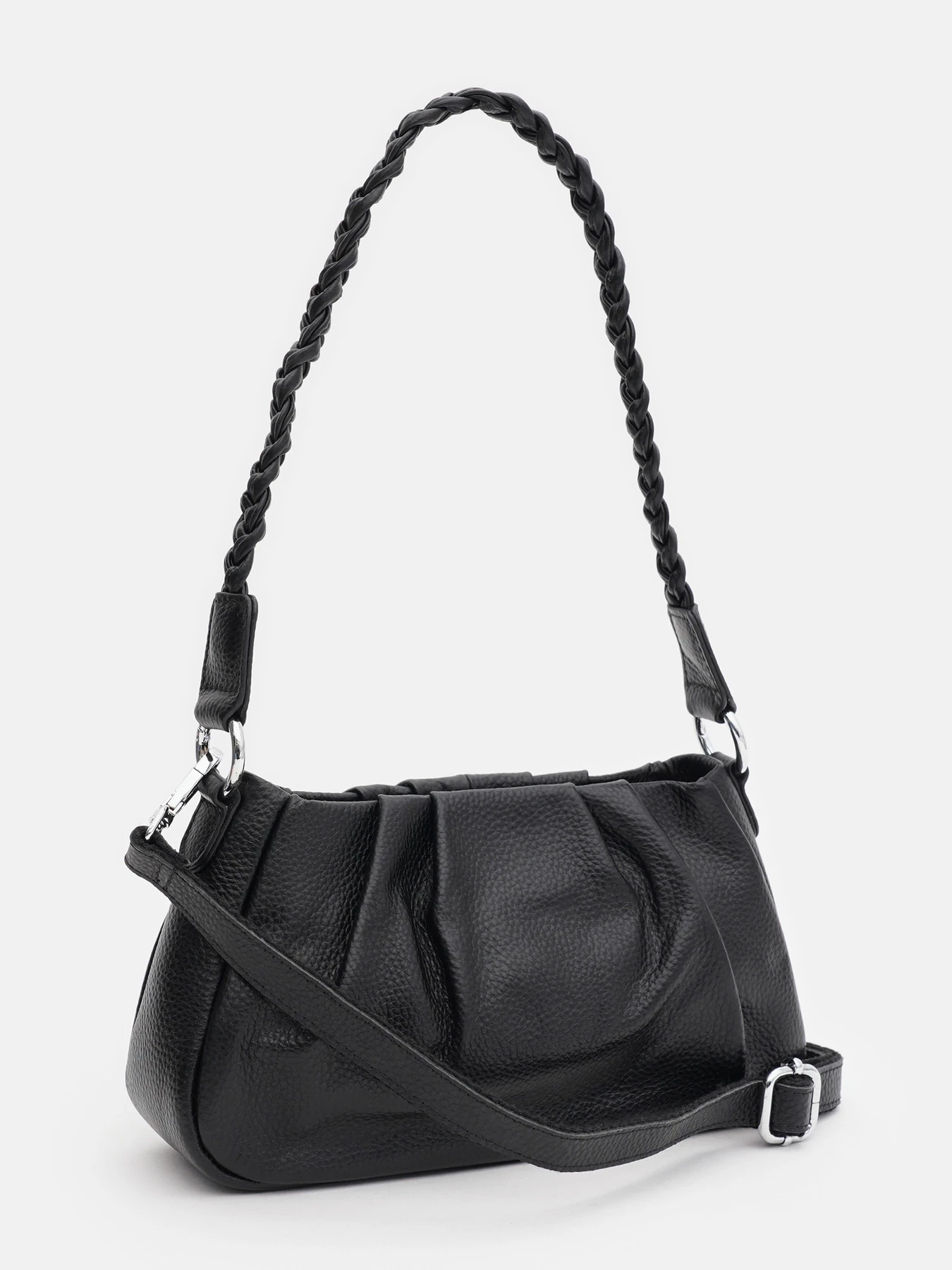 Сумки Borsa Leather модель K15001bl-black Фото