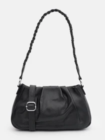 Сумки Borsa Leather модель K15001bl-black Фото