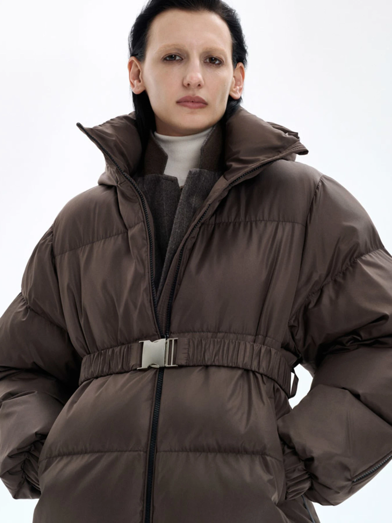 Куртки и дубленки MARCHI модель AW-22-6brown Фото