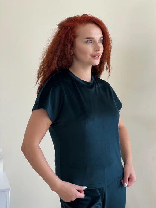 Велюрова Жіноча Піжама Merlini фото 3