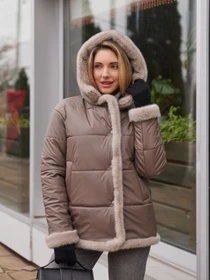 Куртки и дубленки MilaNova модель Куртка К-349 капучино Фото