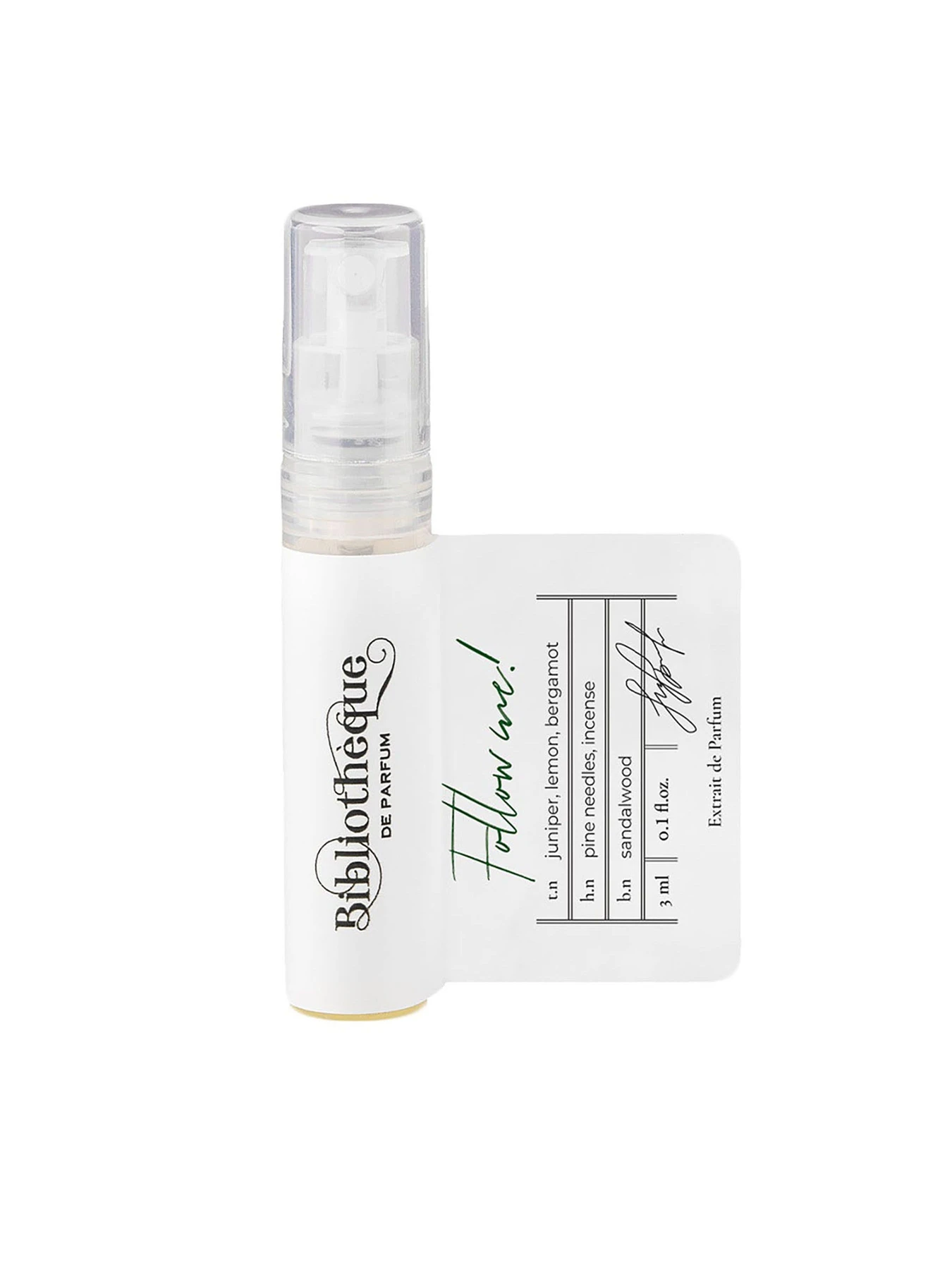 Парфюмированная вода Follow me! Bibliotheque de Parfum модель BdPFollowme3mlWMNSPRF Фото