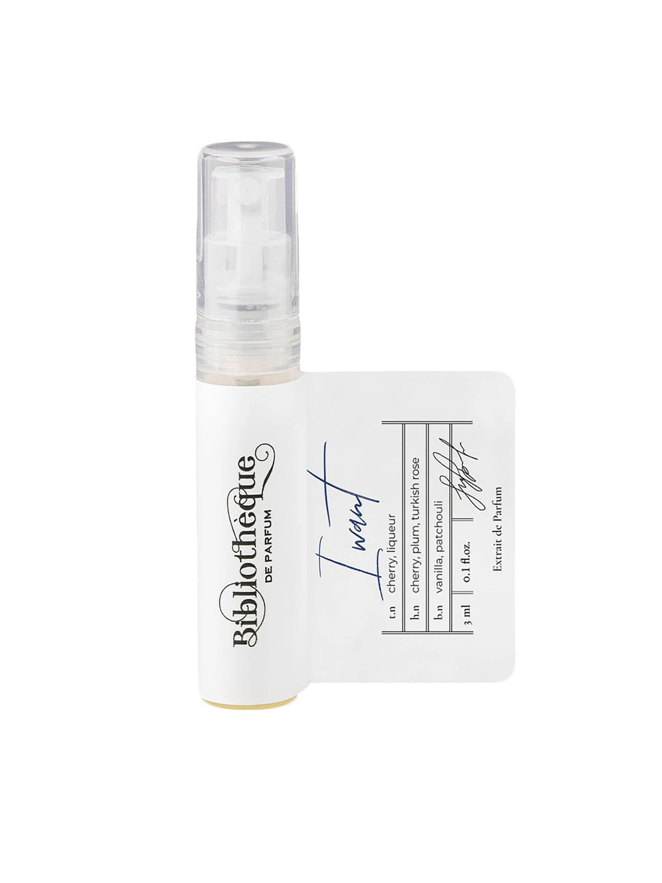 Парфюмированная вода I want Bibliotheque de Parfum модель BdPIwant3mlWMNSPRF Фото