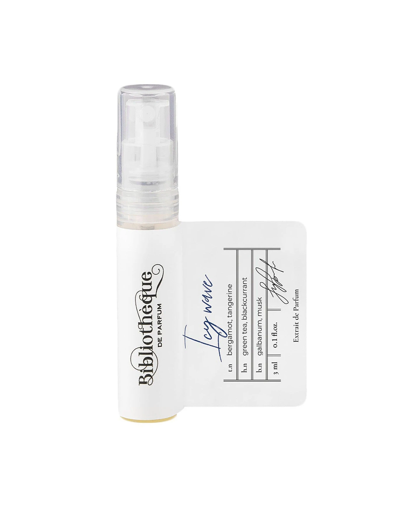 Парфюмированная вода Icy wave Bibliotheque de Parfum модель BdPIcywave3mlWMNSPRF Парфюмированная вода Icy wave Bibliotheque de Parfum модель BdPIcywave3mlWMNSPRF Фото