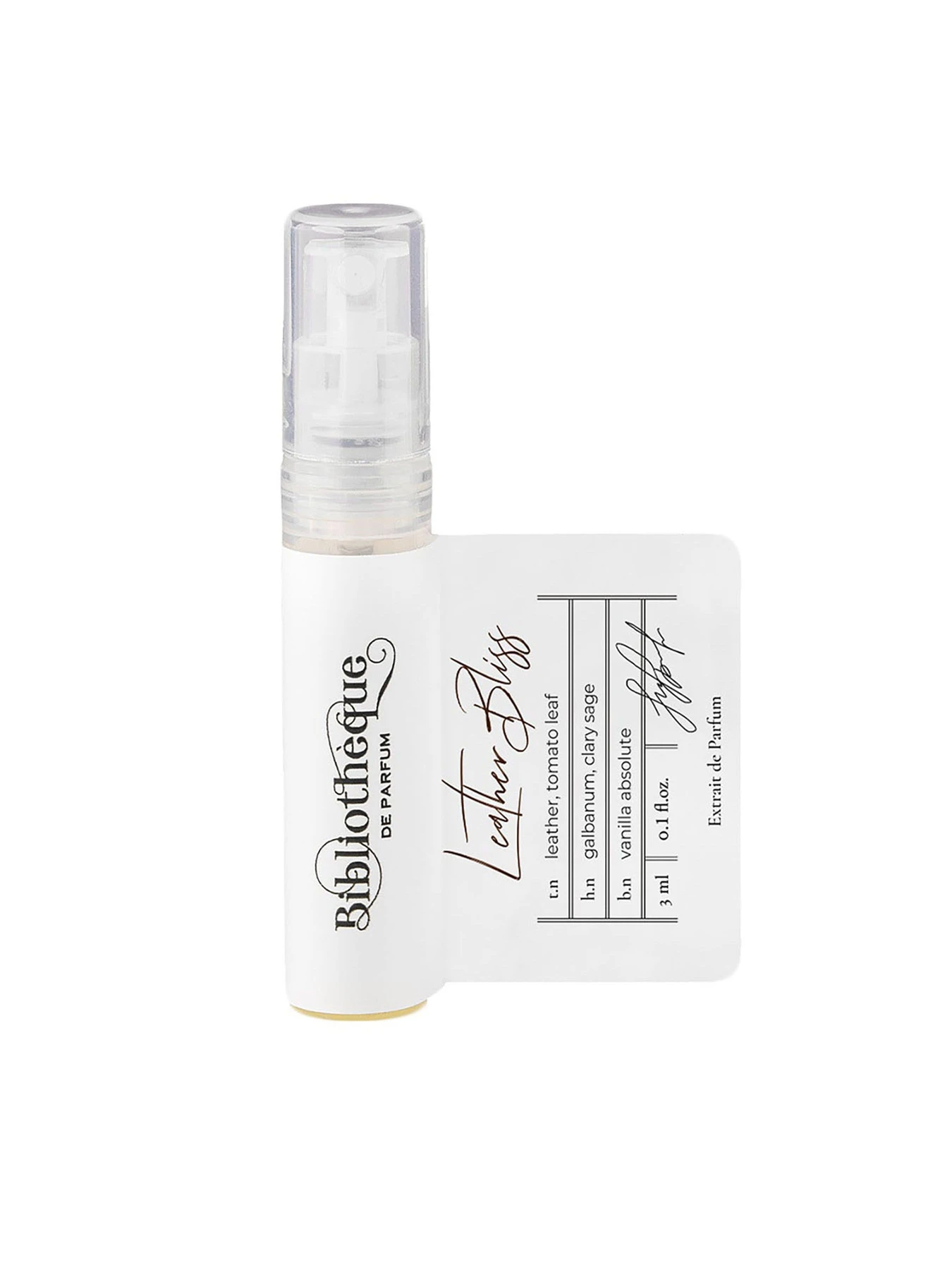 Парфюмированная вода Leather Bliss Bibliotheque de Parfum модель BdPLeatherBliss3mlWMNSPRF Парфюмированная вода Leather Bliss Bibliotheque de Parfum модель BdPLeatherBliss3mlWMNSPRF Фото