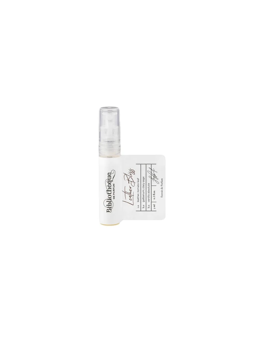 Парфюмированная вода Leather Bliss Bibliotheque de Parfum модель BdPLeatherBliss3mlWMNSPRF Фото