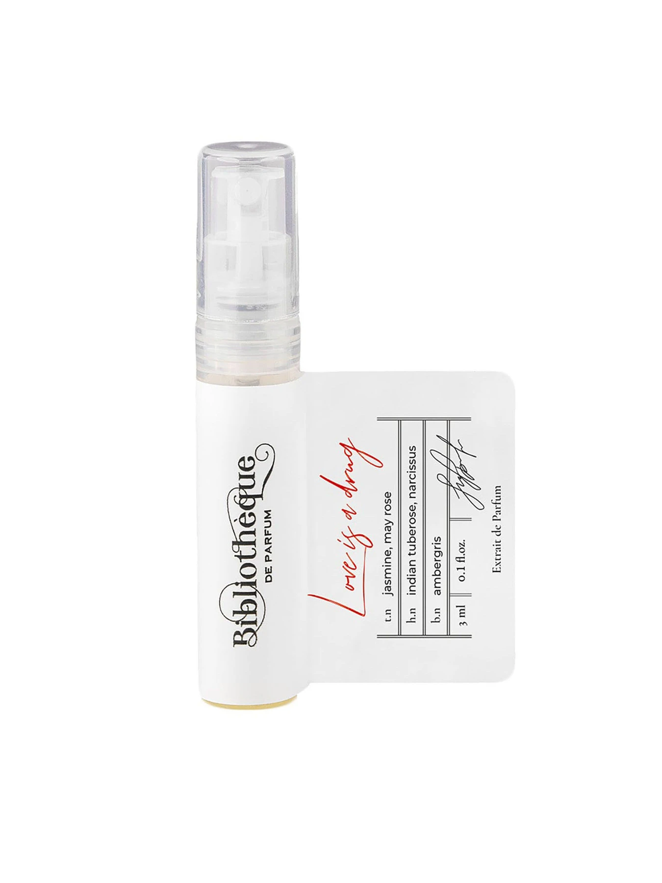 Парфюмированная вода Love is a drug Bibliotheque de Parfum модель BdPLoveisadrug3mlWMNSPRF Парфюмированная вода Love is a drug Bibliotheque de Parfum модель BdPLoveisadrug3mlWMNSPRF Фото