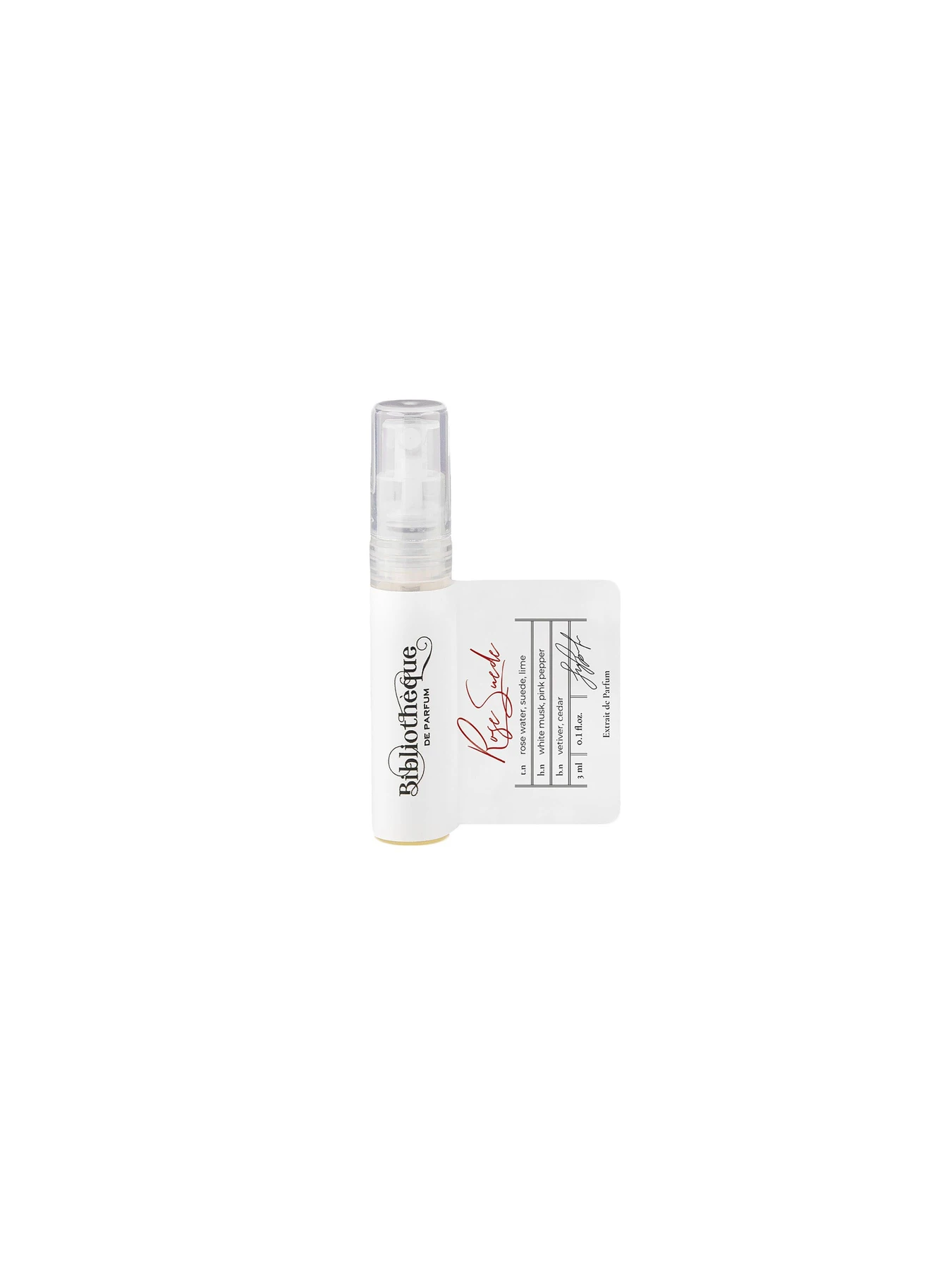 Парфюмированная вода Rose Suede Bibliotheque de Parfum модель BdPRoseSuede3mlWMNSPRF Фото