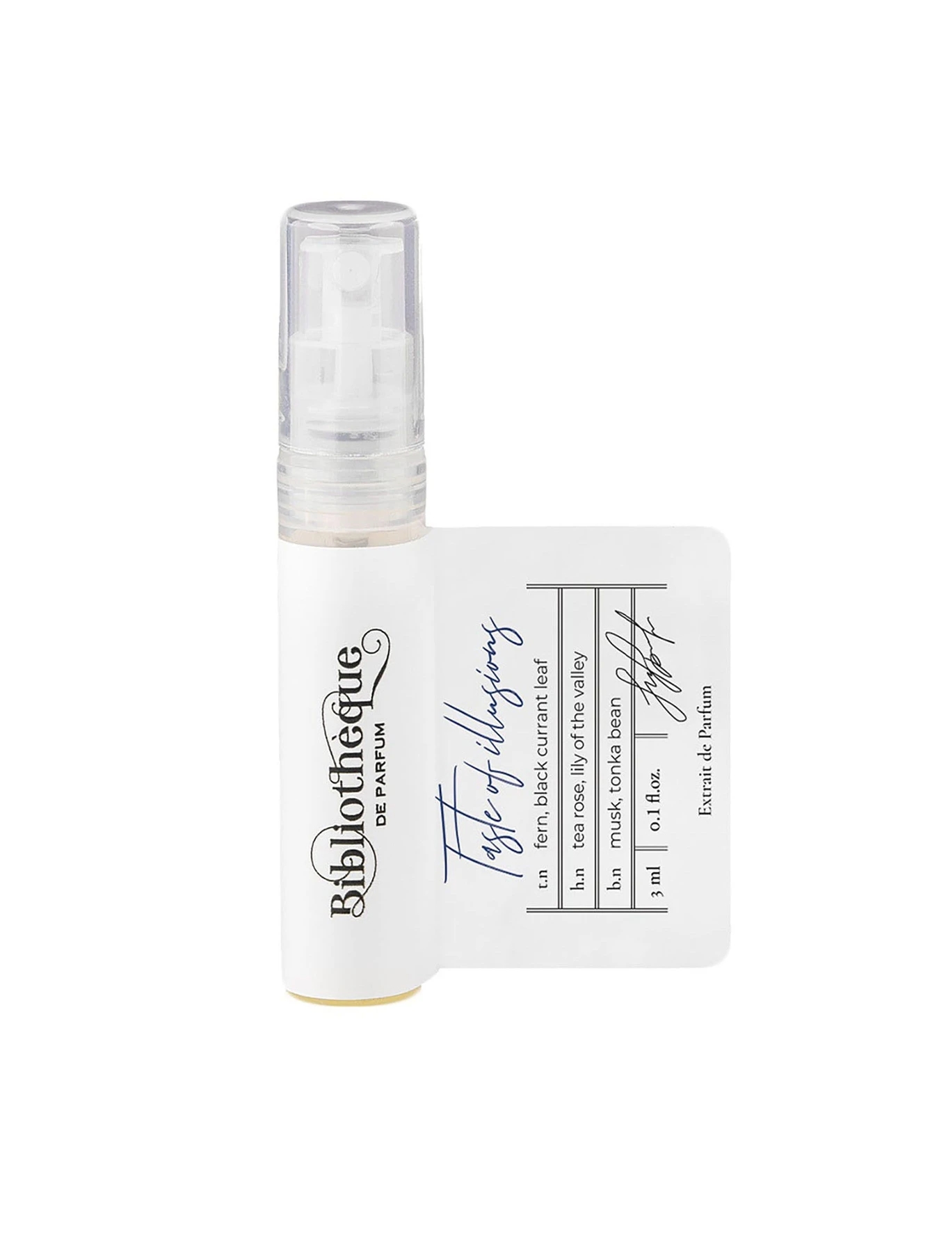 Парфюмированная вода Taste of illusions Bibliotheque de Parfum модель BdPTasteofillusions3mlWMNSPRF Парфюмированная вода Taste of illusions Bibliotheque de Parfum модель BdPTasteofillusions3mlWMNSPRF Фото