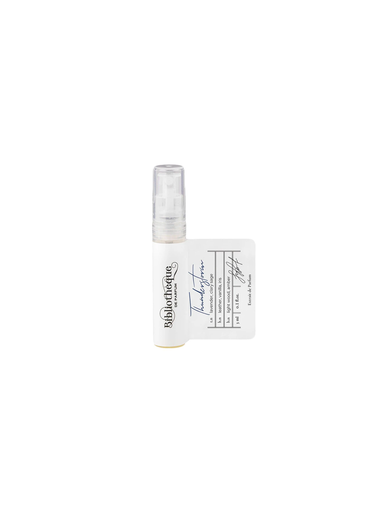 Парфюмированная вода Thunderstorm Bibliotheque de Parfum модель BdPThunderstorm3mlWMNSPRF Фото