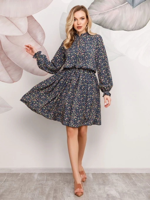 Сукні ISSA Plus модель 12499_multicolor Фото