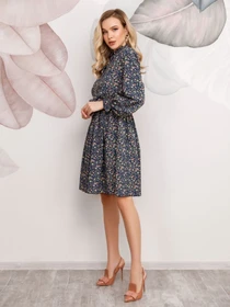 Сукні ISSA Plus модель 12499_multicolor Фото