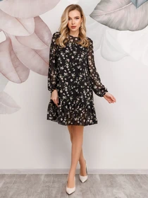 Платья ISSA Plus модель 12487_black Фото
