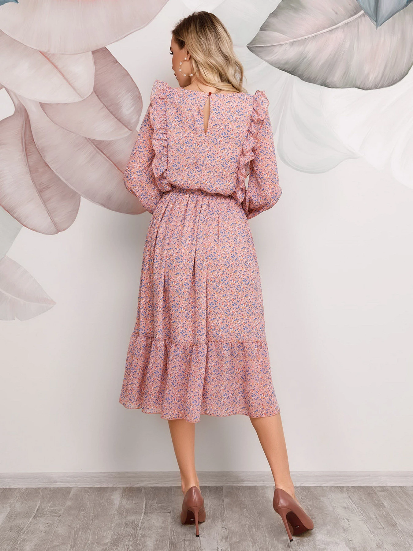 Сукні ISSA Plus модель 12483_pink Сукні ISSA Plus модель 12483_pink Фото