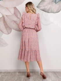 Сукні ISSA Plus модель 12483_pink Фото