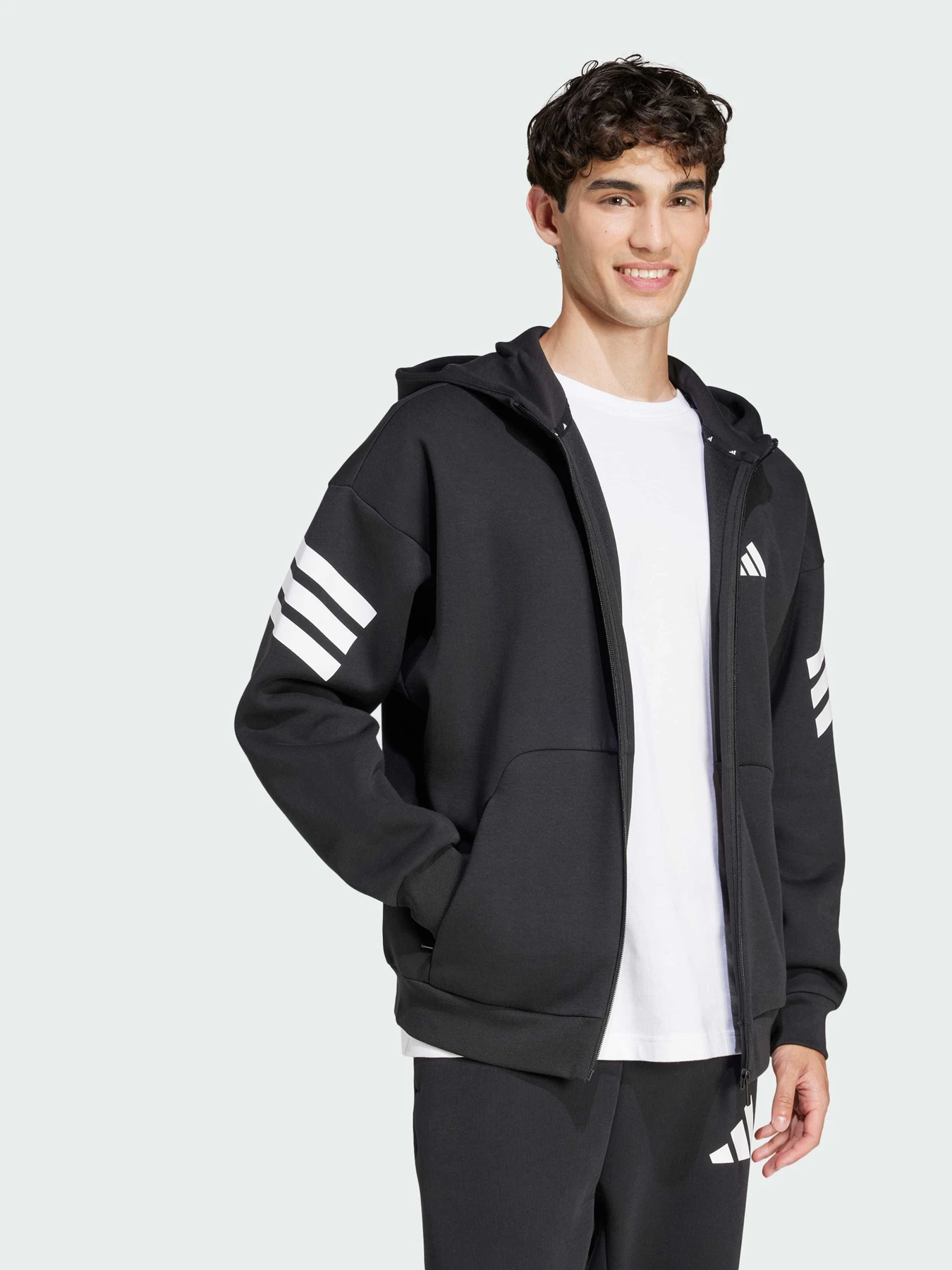 Худі та світшоти Adidas 3 Stripes модель JD4827 Фото