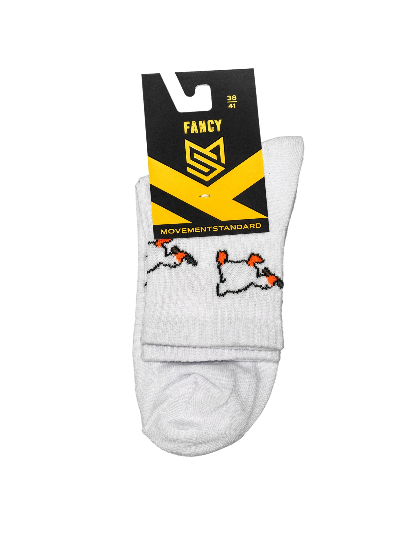 Шкарпетки та гольфи MovementStandard Fancy "Geese" модель MS M0301S Шкарпетки та гольфи MovementStandard Fancy "Geese" модель MS M0301S Фото