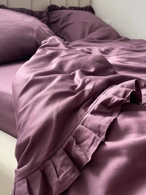 Підковдра з рюшами слива Cozy модель 11140639 Фото