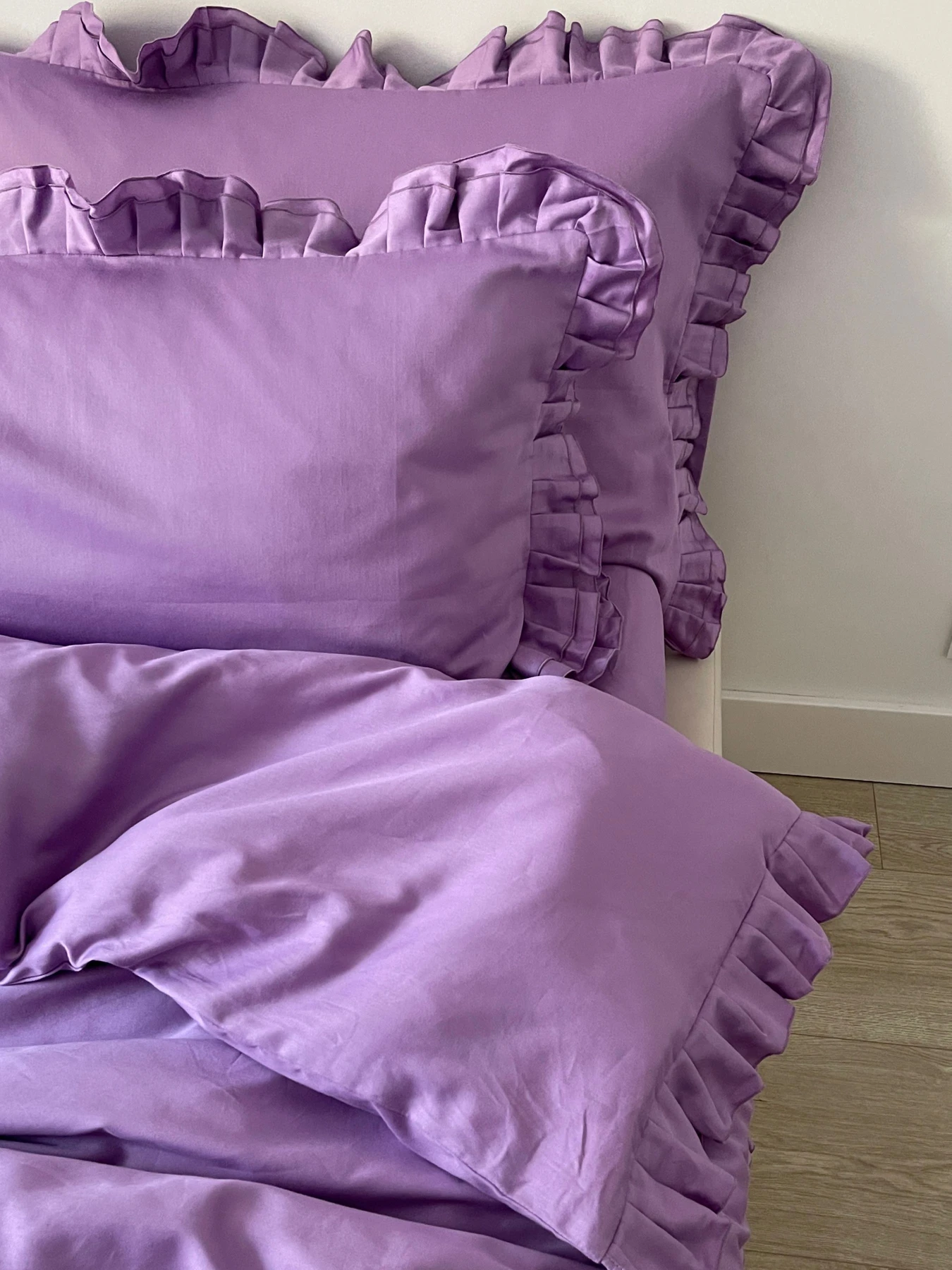 Підковдра з рюшами бузок Cozy модель 11151044 Фото