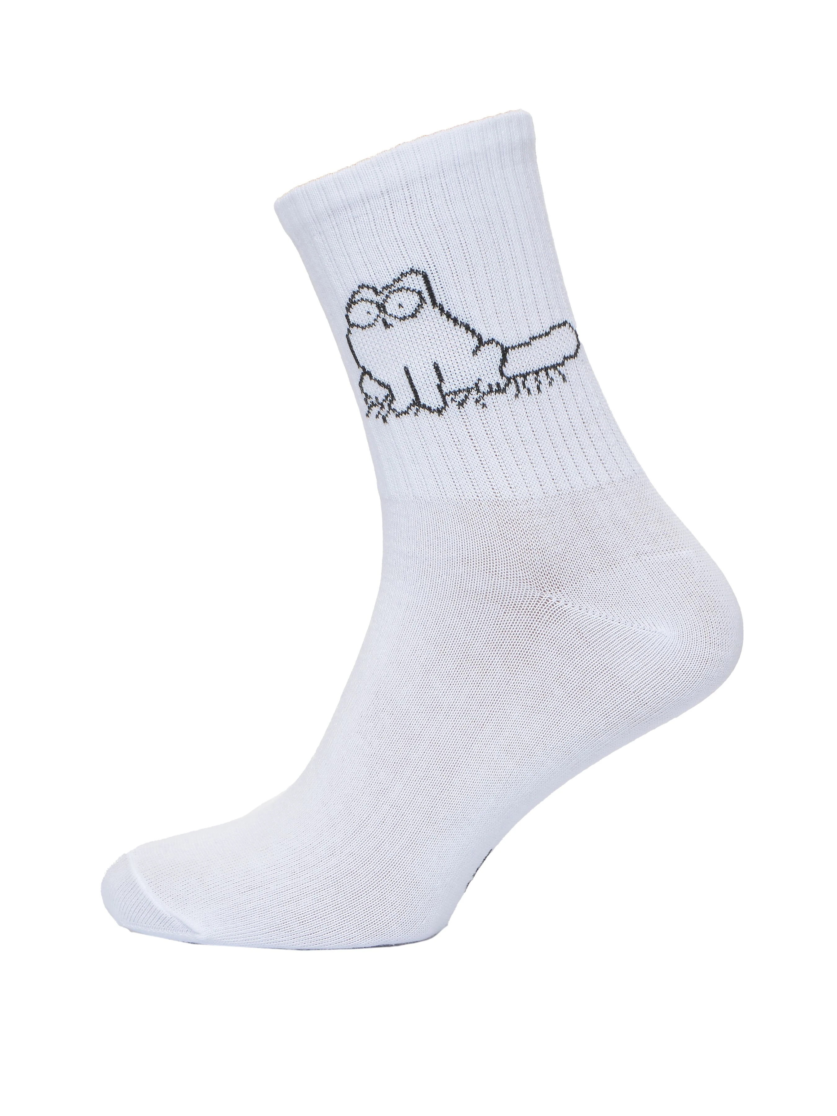 MovementStandard Fancy Cats Шкарпетки колір білий