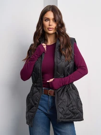 Куртки и дубленки ISSA Plus модель SA-587_черный Фото