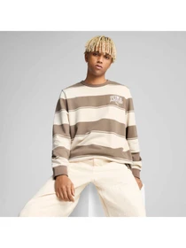 Худи и свитшоты PUMA Class Striped Crew модель 684647 Фото