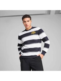 Худі та світшоти PUMA Class Striped Crew модель 684647 Фото