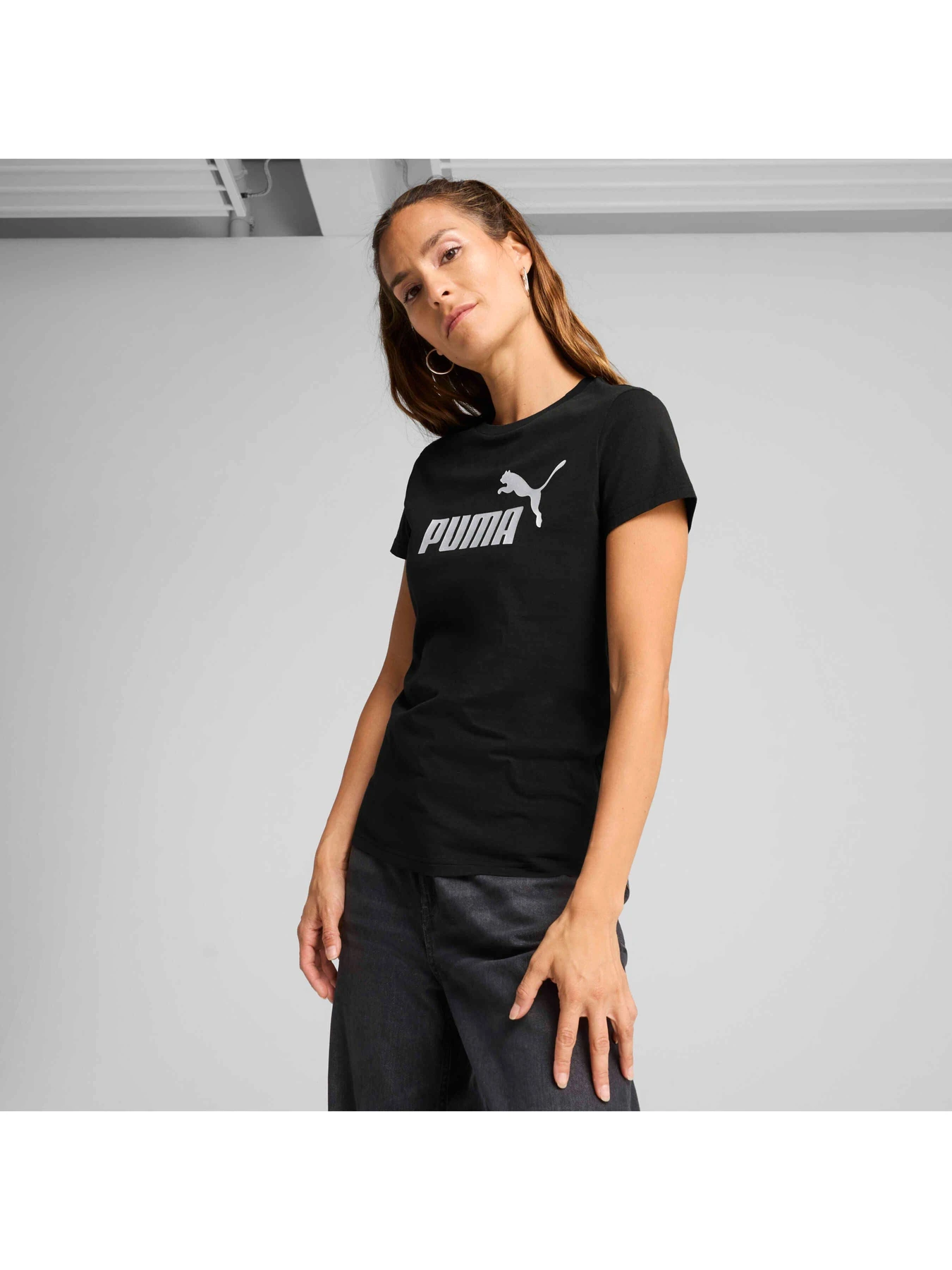 Футболки и поло PUMA Metallic No. 1 Logo Tee модель 631536 Футболки и поло PUMA Metallic No. 1 Logo Tee модель 631536 Фото