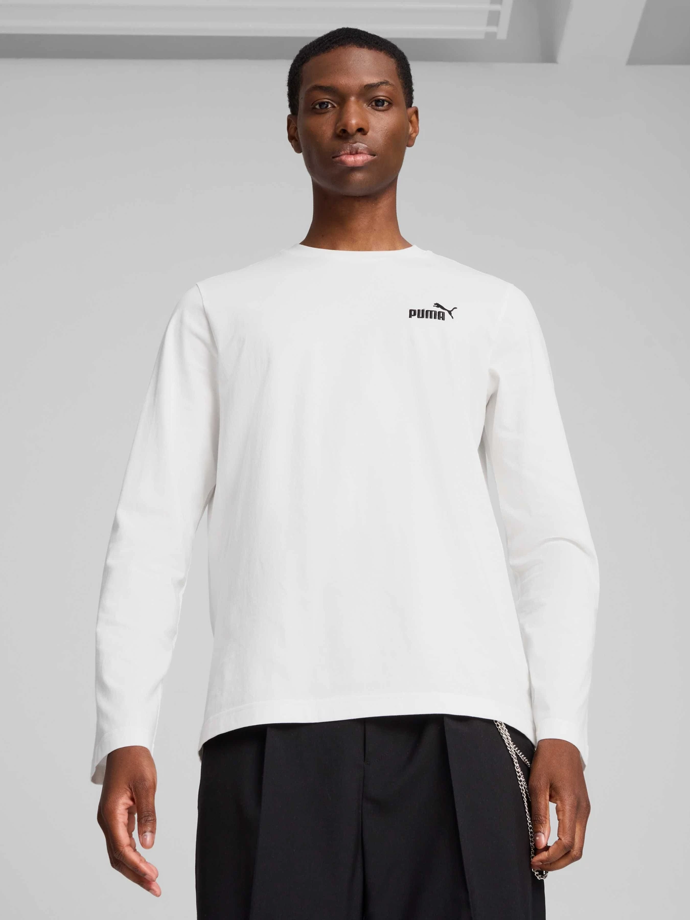 Худі та світшоти PUMA Ess Longsleeve Tee модель 682546 Фото