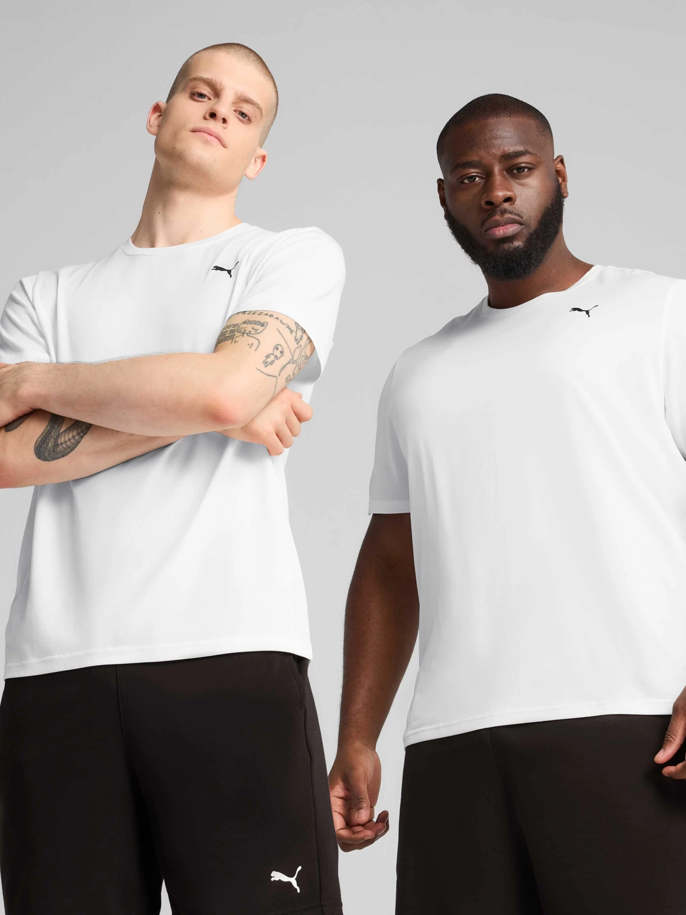 Футболки і поло PUMA M Tad Ess Solid Cat Tee Lc модель 525908 Футболки і поло PUMA M Tad Ess Solid Cat Tee Lc модель 525908 Фото