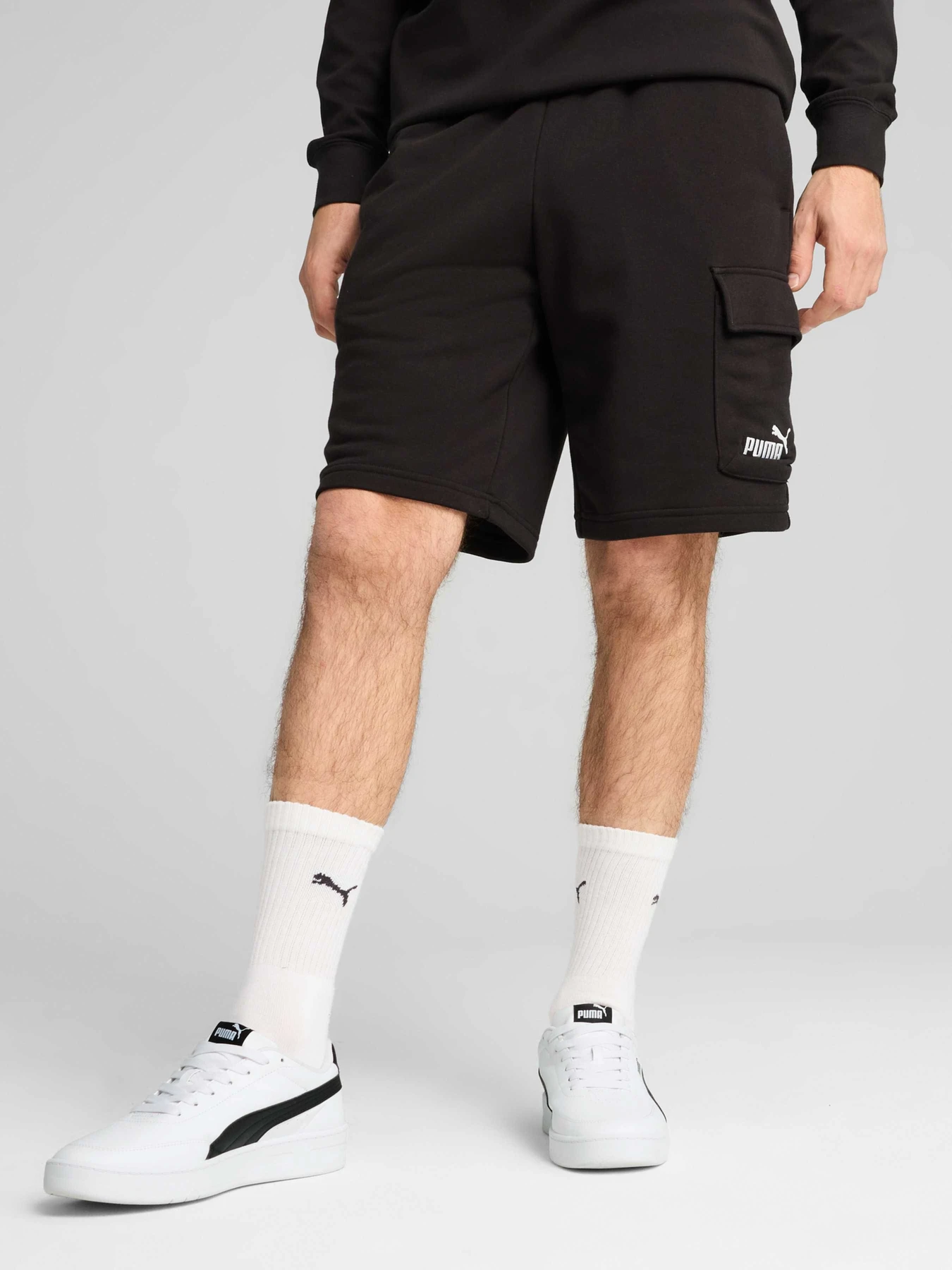 Шорты PUMA Ess No. 1 Logo Cargo Shorts модель 682662 Фото
