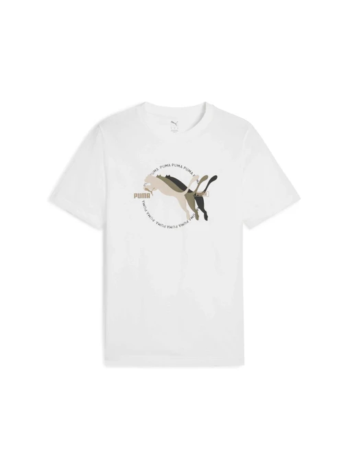 Футболки і поло PUMA Graphics Multiple Logo Tee модель 684826 Фото