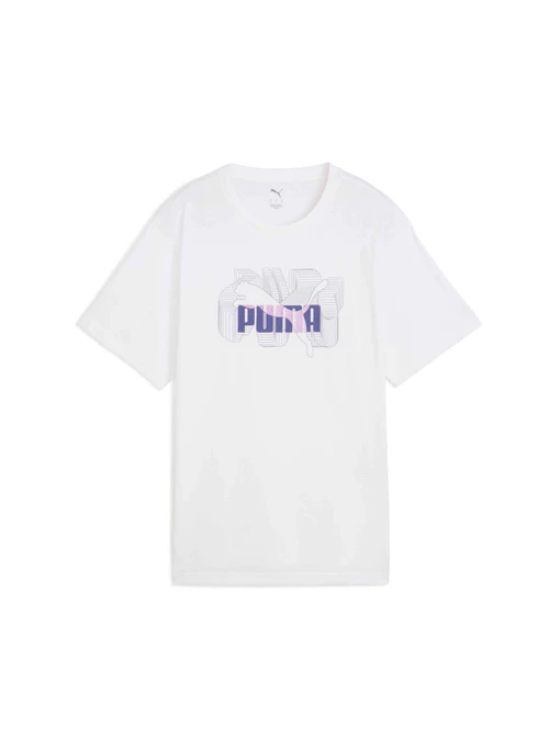 Футболки и поло PUMA Graphics Relaxed Stacked Tee модель 685084 Фото
