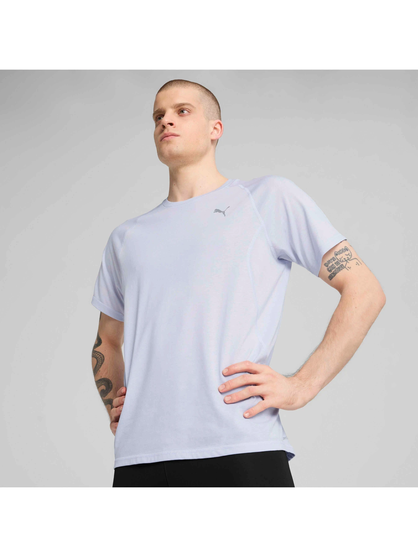 Футболки і поло PUMA Run Velocity Tee Tri-blend модель 526603 Футболки і поло PUMA Run Velocity Tee Tri-blend модель 526603 Фото