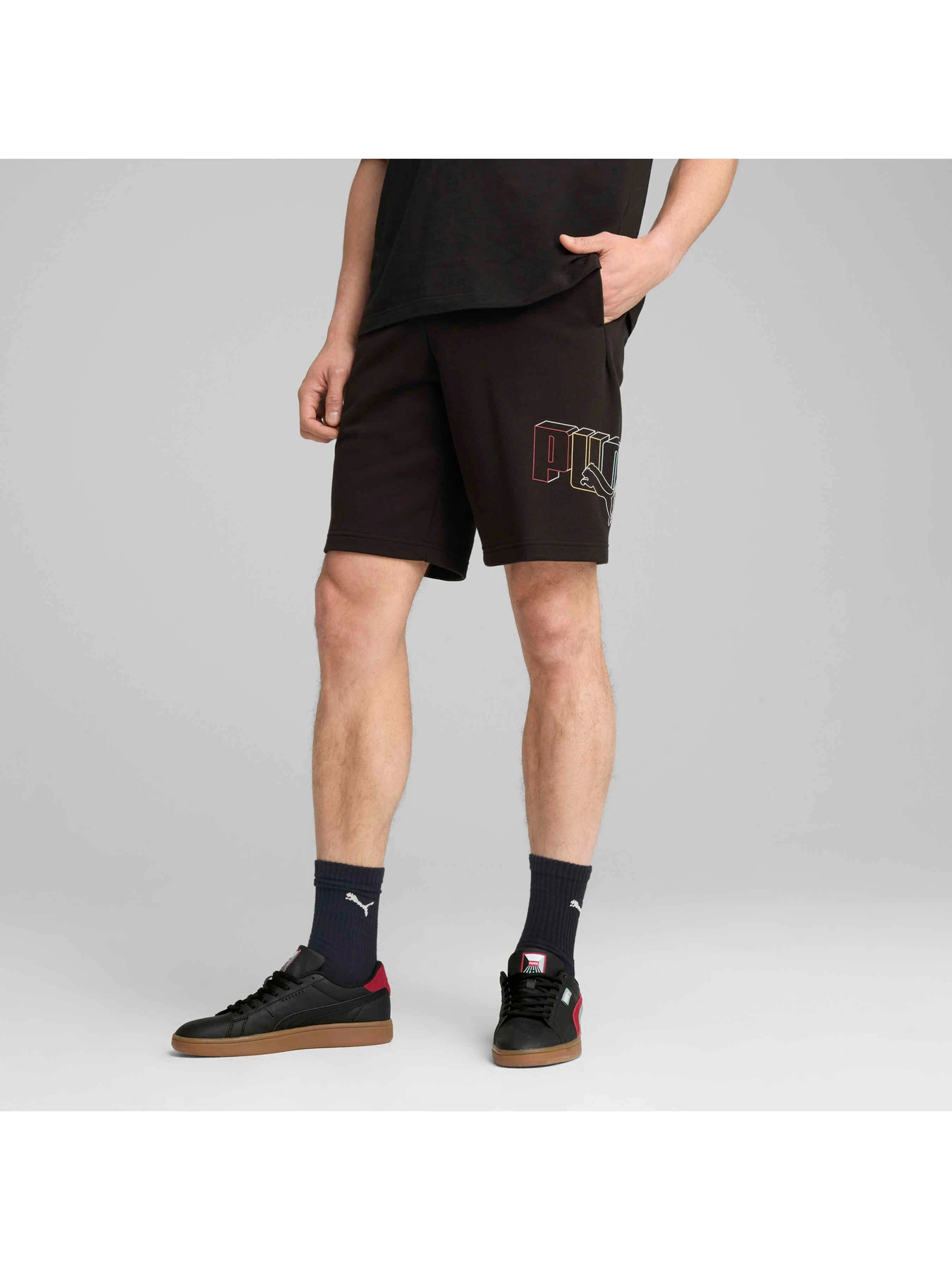 Шорти PUMA Ess Logo Lab Shorts модель 684670 Шорти PUMA Ess Logo Lab Shorts модель 684670 Фото