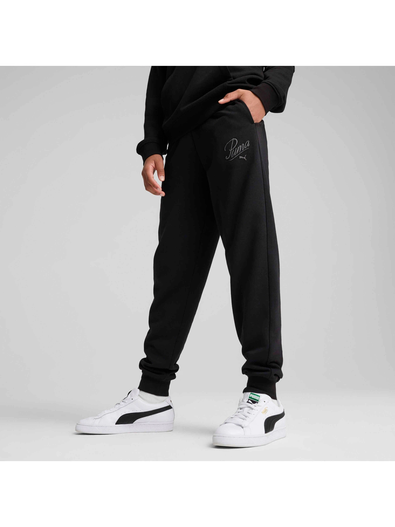 Брюки PUMA Ess Script Sweatpants модель 685807 Брюки PUMA Ess Script Sweatpants модель 685807 Фото