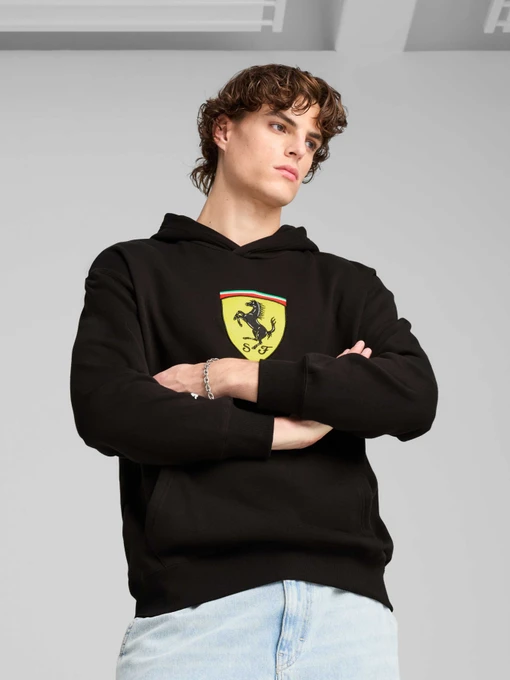 Чоловіче Худі PUMA Ferrari Race Big Shld Hoodie фото 3