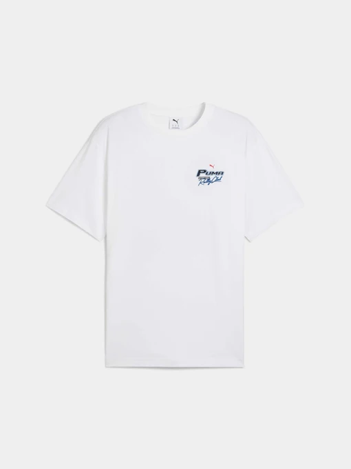 Футболки и поло PUMA Graphics Moto Relaxed Tee модель 629637 Фото