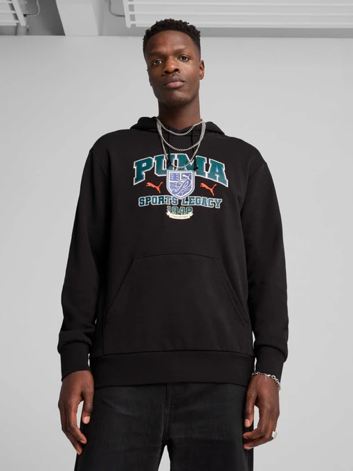 Чоловіче Худі PUMA Wardrobe Ess Graphic Hoodie фото 3